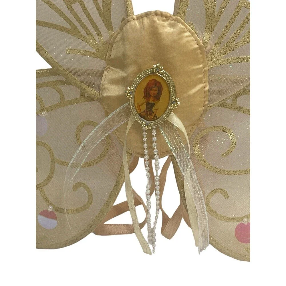 Disney Store Zarina The Pirate Fairy Golden Costume Wings Child Size OSFM